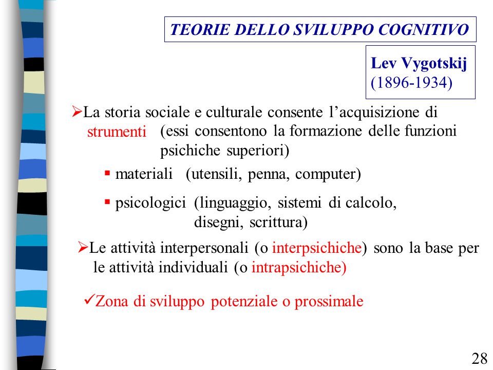 TEORIE DELLO SVILUPPO COGNITIVO ppt video online scaricare